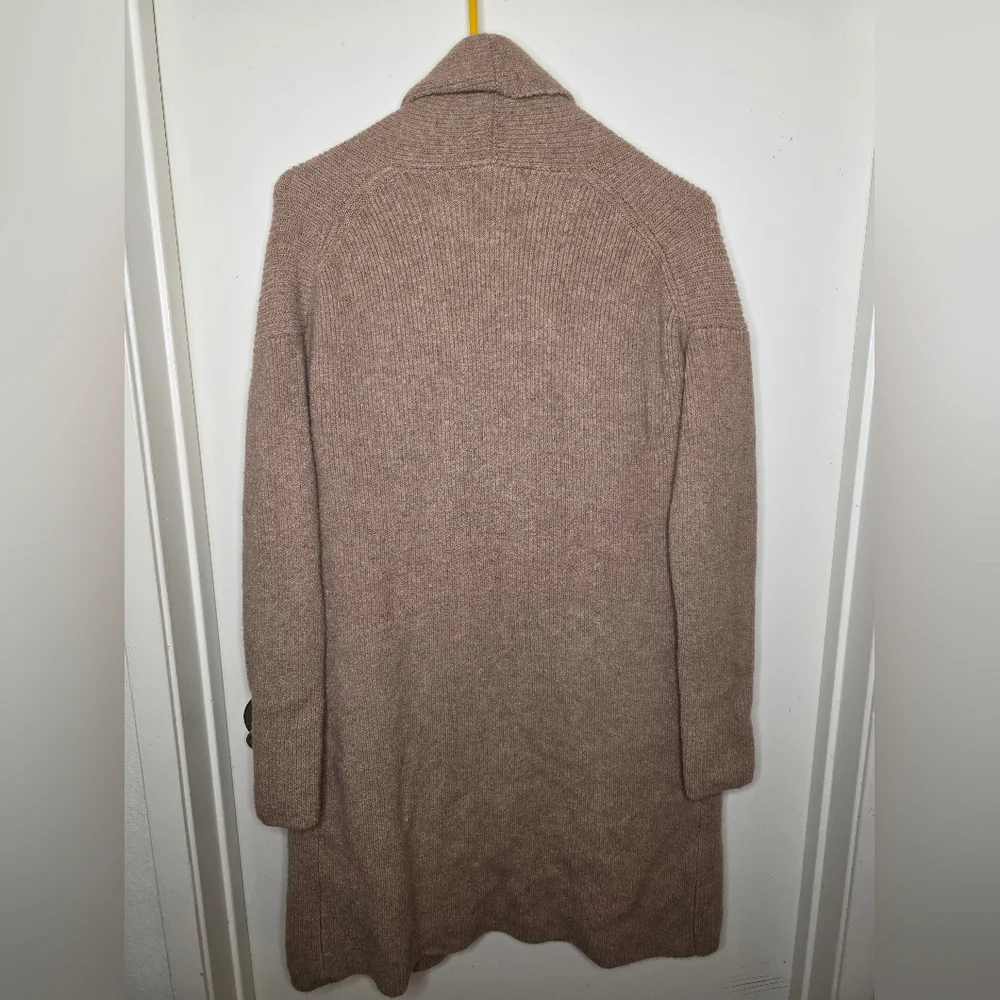 J‎ Crew Women's Double Breasted Merino Wool / Alpaca Blend Beige Cardigan Sz XXS